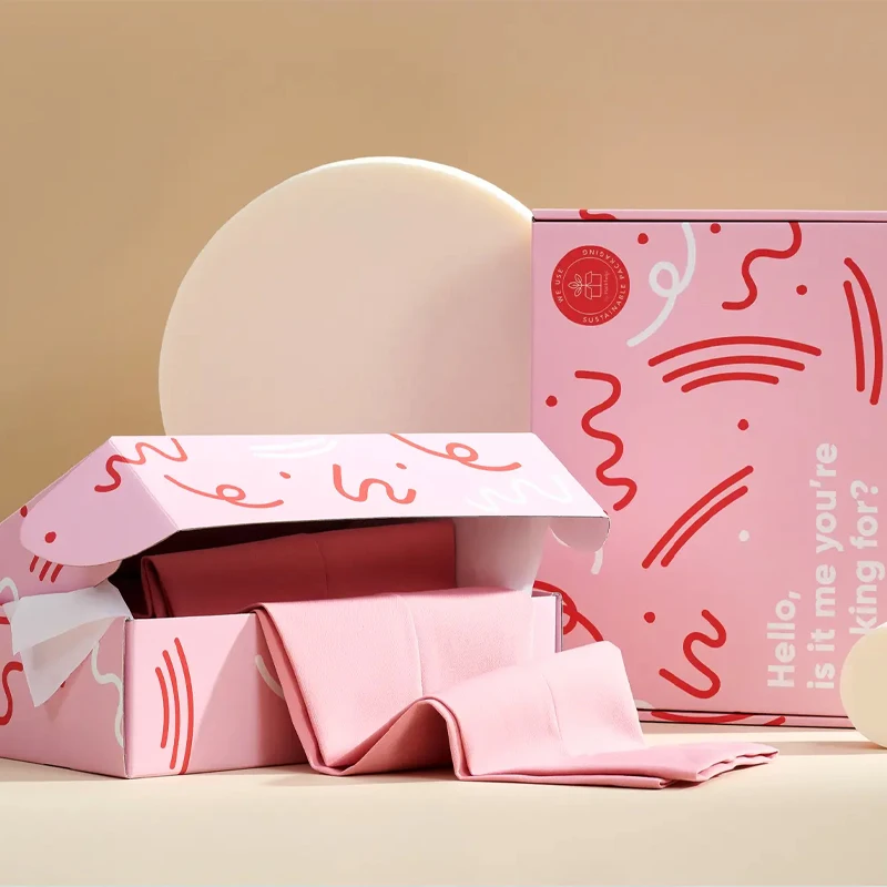 Free design custom logo high quality corrugated mailer shipping folding paper Product gift packaging boxes