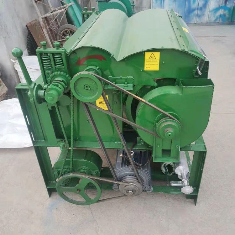 Industrial Small Sheep Wool Cotton Polyester Fiber Carding Opening Combing