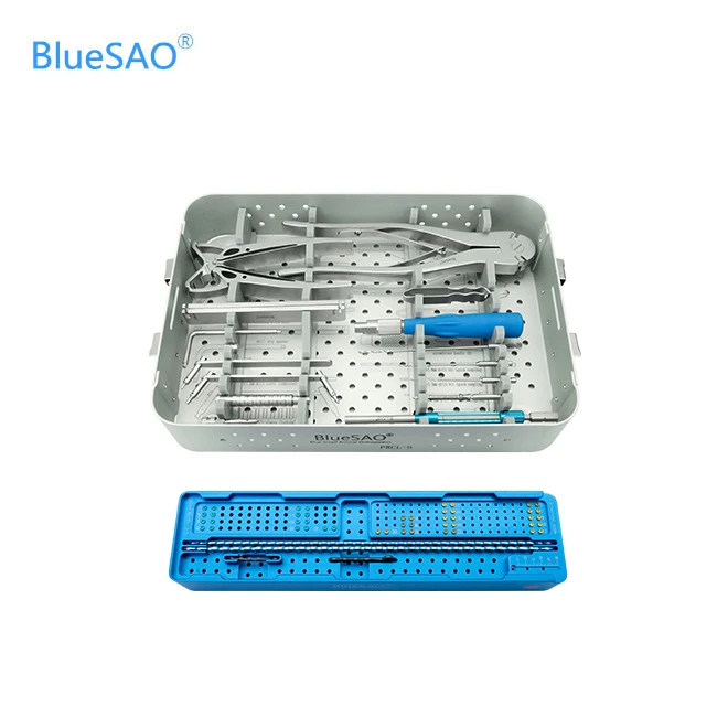 BlueSAO PRCL locking plate system set, veterinary use only, include implants and tools