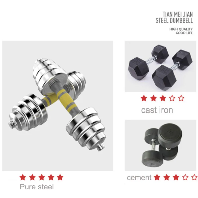 
Hot sell Custom 10kg-40kg Adjustable dumbbell set Foam handle weight barbell set 