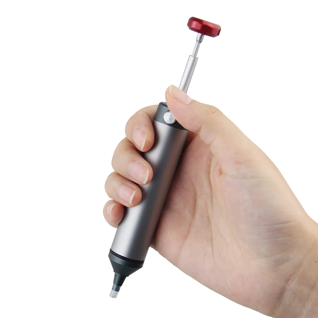 DP-SS02 Newly Solder Sucker Desoldering Pump Durable Aluminum Body Heat Resistance Silicone Nozzle