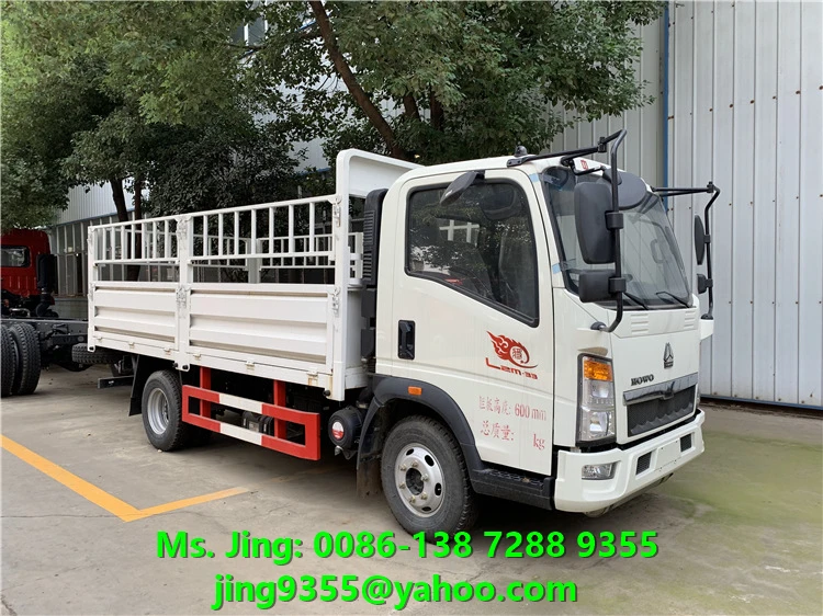  SINOTRUK HOWO 4x2 коров грузовой автомобиль От 4 до 5 лет крупного рогатого скота транспортные тележки для продажи в