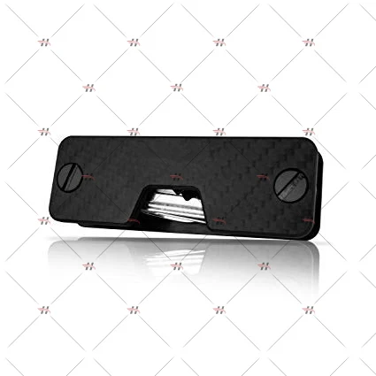 2021 Fashion Compact Clever Key Organizer Key Holder Keychain Organizer Carbon Fiber Gift Box