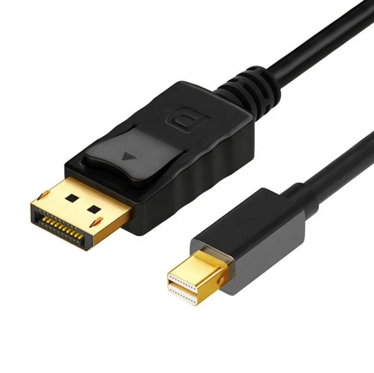 Custom New High Quality 1.8M 3M Gold Plated Head Displayport DP to Mini DP Displayport Adapter Cable 4K 60Hz Full HD Cable