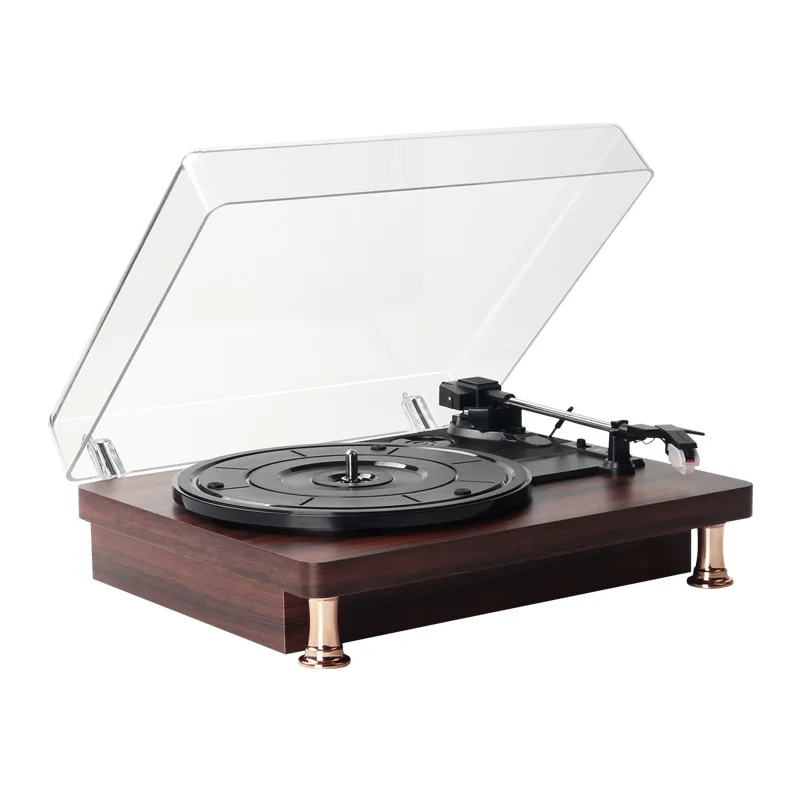 High-end Classical Electric Gramophone Direct-drive Record Old-fashioned Turntable 33/45/78rpm Record Player