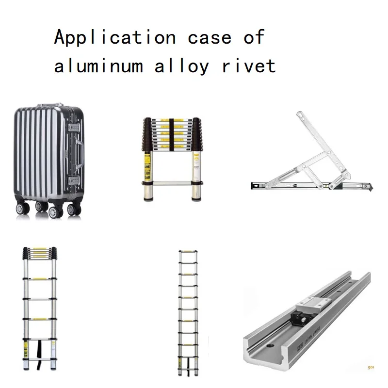 Aluminum alloy 2A10  2117 7075 6082  5052 oval / truss head semi tubular full hollow rivet DIN 7340 for car