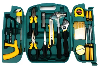 good price new Malleable Iron  Home repairing tool set 8016 8016C 8016G 8027 manual Tool Set Malleable Iron Hardware Tool kit
