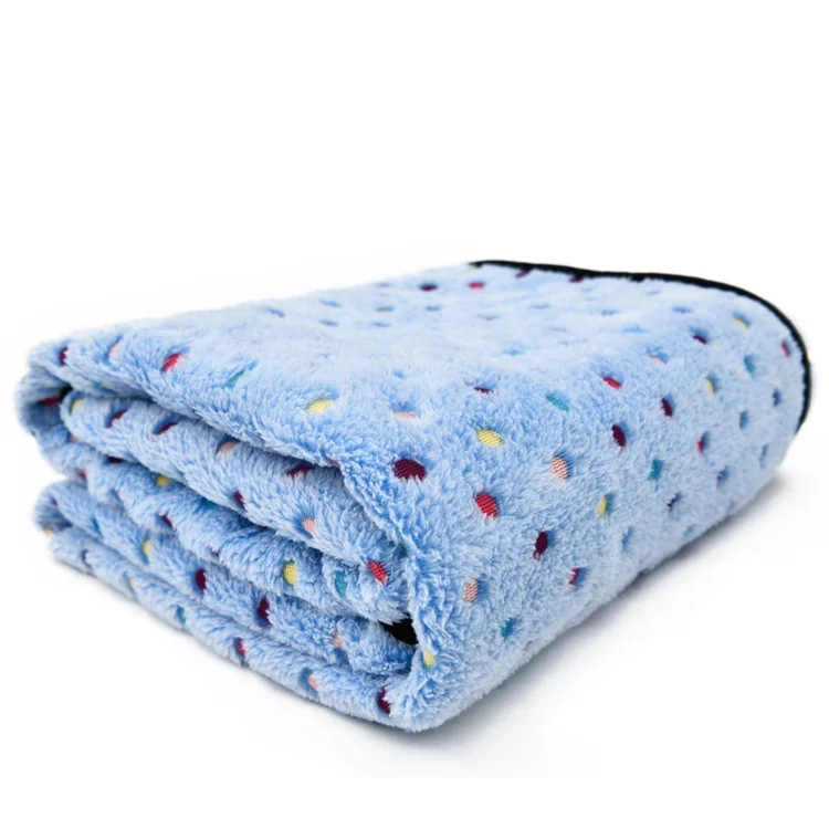Wholesale Soft Coral Fleece Dog Cat Rest Throw Blanket Waterproof Pet Blanket