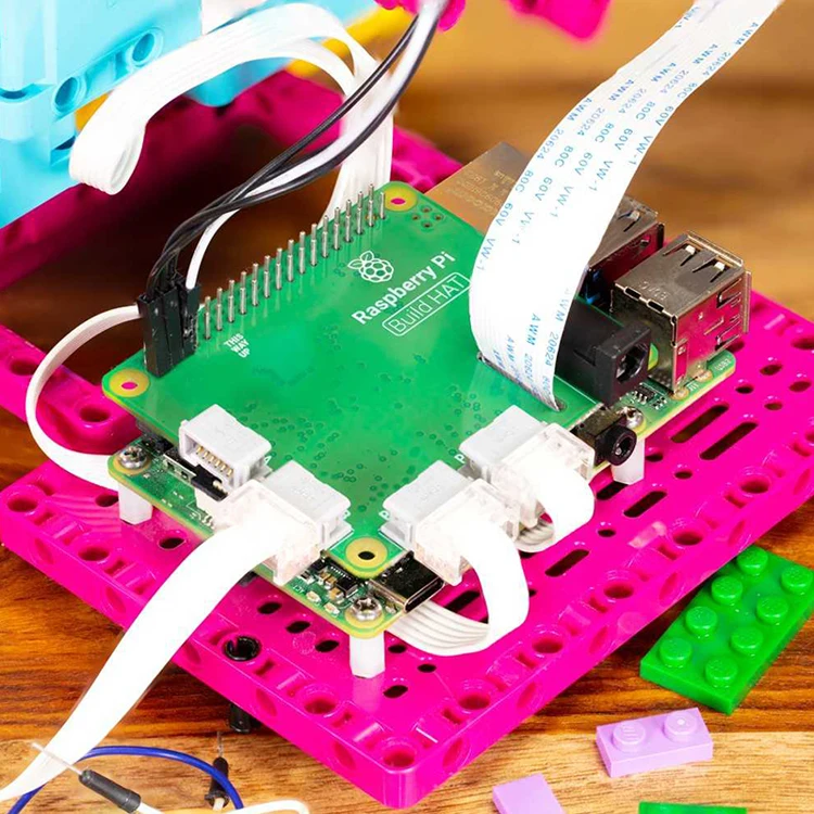 Raspberry Pi Build HAT Expansion Board Combine Raspberry Pi Computing Power With Game Components