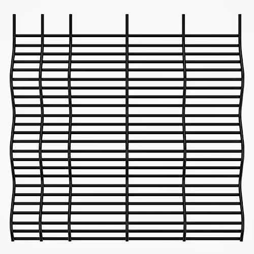 2404 мм Высокая 95% цинковый 5% с алюминиевым покрытием экономичное ограждение высокой безопасности CORROMESH 358