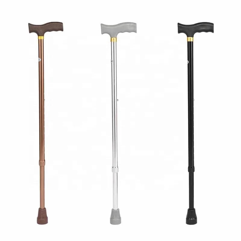 Hot selling thick aluminum alloy adjustable cane for elderly people canes