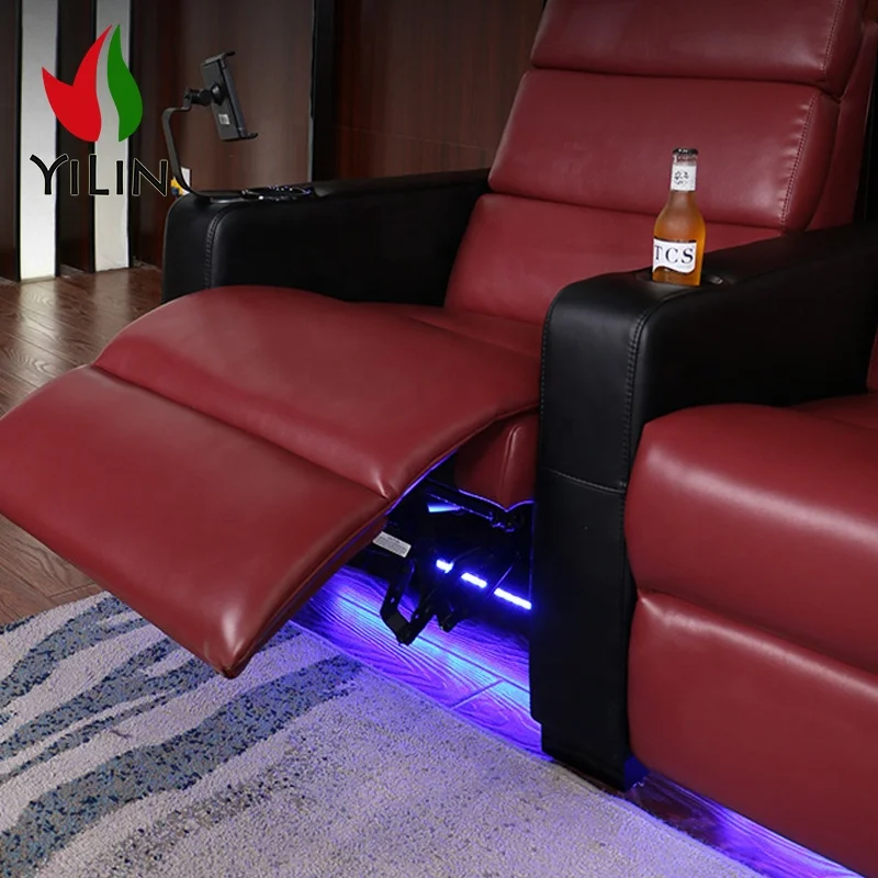 Wholesale Recliner Chair Theatre Sillon Reclinable Chair Church Cinema VIP Chee Recline