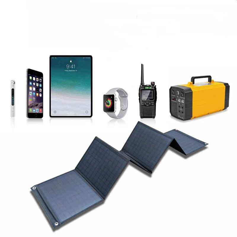 SPOT Outdoor portable  Solar charging folding bag monocrystalline photovoltaic panels for camping