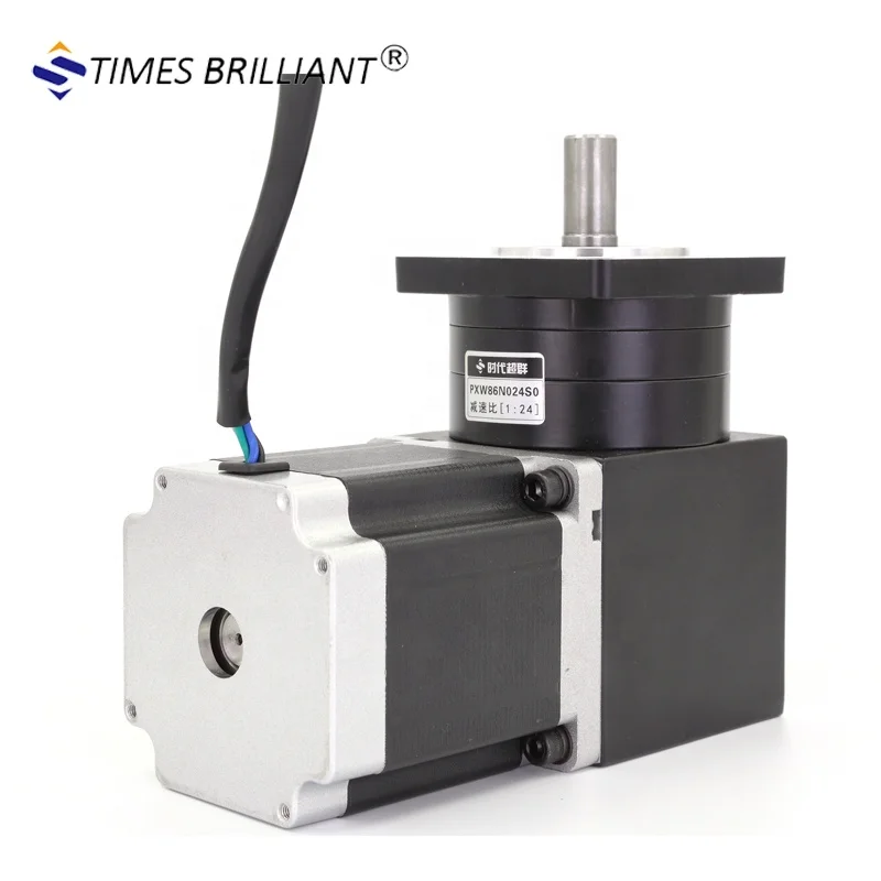 China speed reducer Fast delivery PXW86 nema34 Right-angle planetary reducer gearbox for 86MM stepper motor