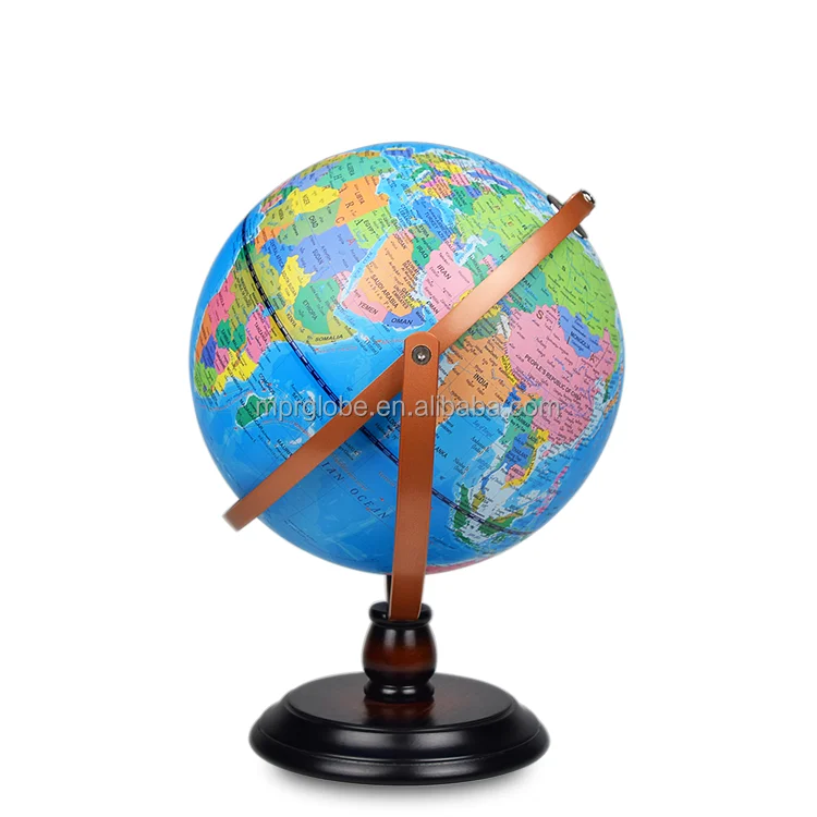 22.8cm 8 inch Constellation Globe With World Map and Light Desk Top Decorative Portable Plastic Globe For Kids Educational Globe