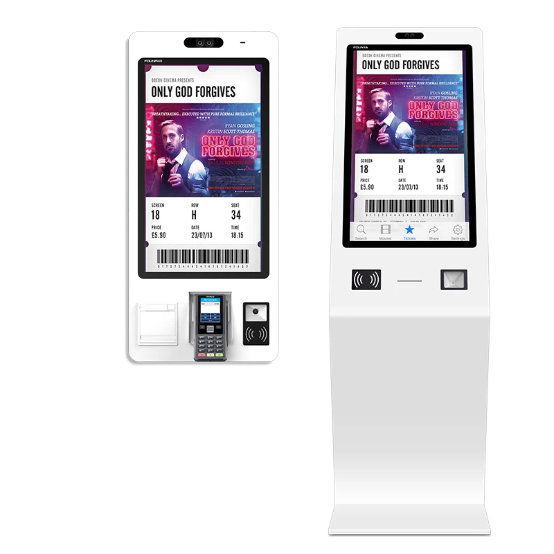 Cinema ticket vending machine self collect tickets dispenser movie theater ticket taking machine self-service ticket kiosk