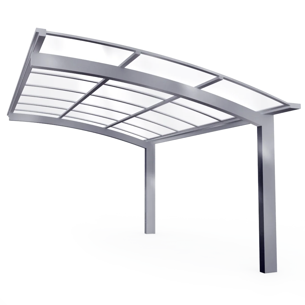 motorcycle canopies/ aluminum double carports for two cars/ polycarbonate solid sheet roof garages