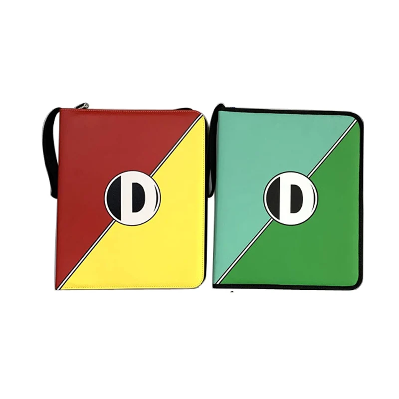 9pcs Portable PU Game Box Card Organizer Case Playing Cards Storage Box Holder Kids Game Accessories Packaging Bags Custom Logo