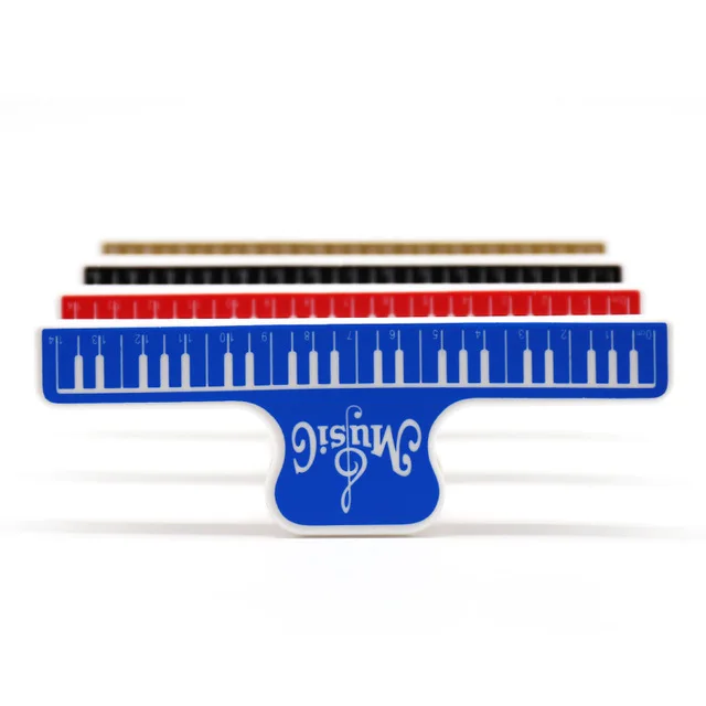 Рекламные подарки настраиваемая печать музыкальный символ пластиковый зажим