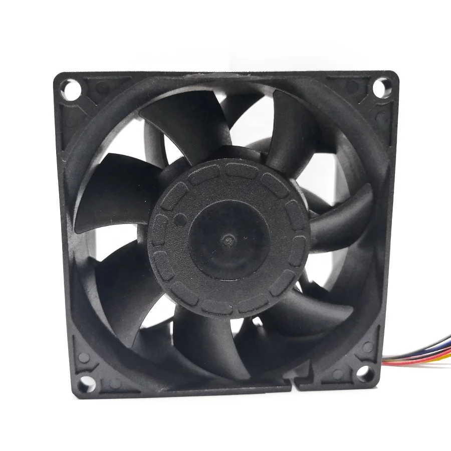 
High RPM DC Exhaust Fan 80x80x38mm Household Appliance 12v DC Ventilation Fan 12V DC Radiator Cooling Fan 