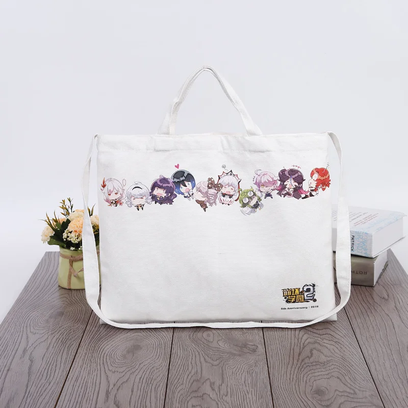 Wholesale girls or boys book cotton bag for school students