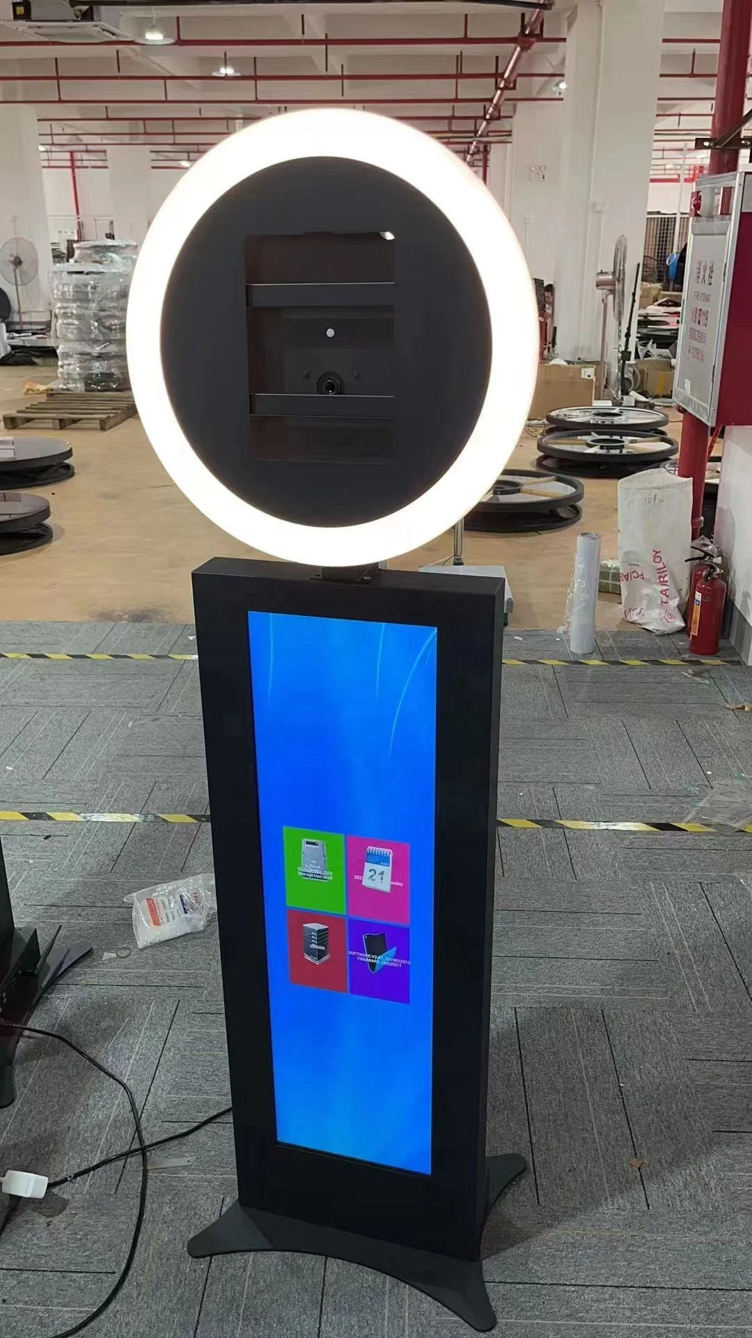 Ring Roamer Bullet Time Trackstar Video Booth Circle LCD iPad Photobooth LCD Photo Booth Machine