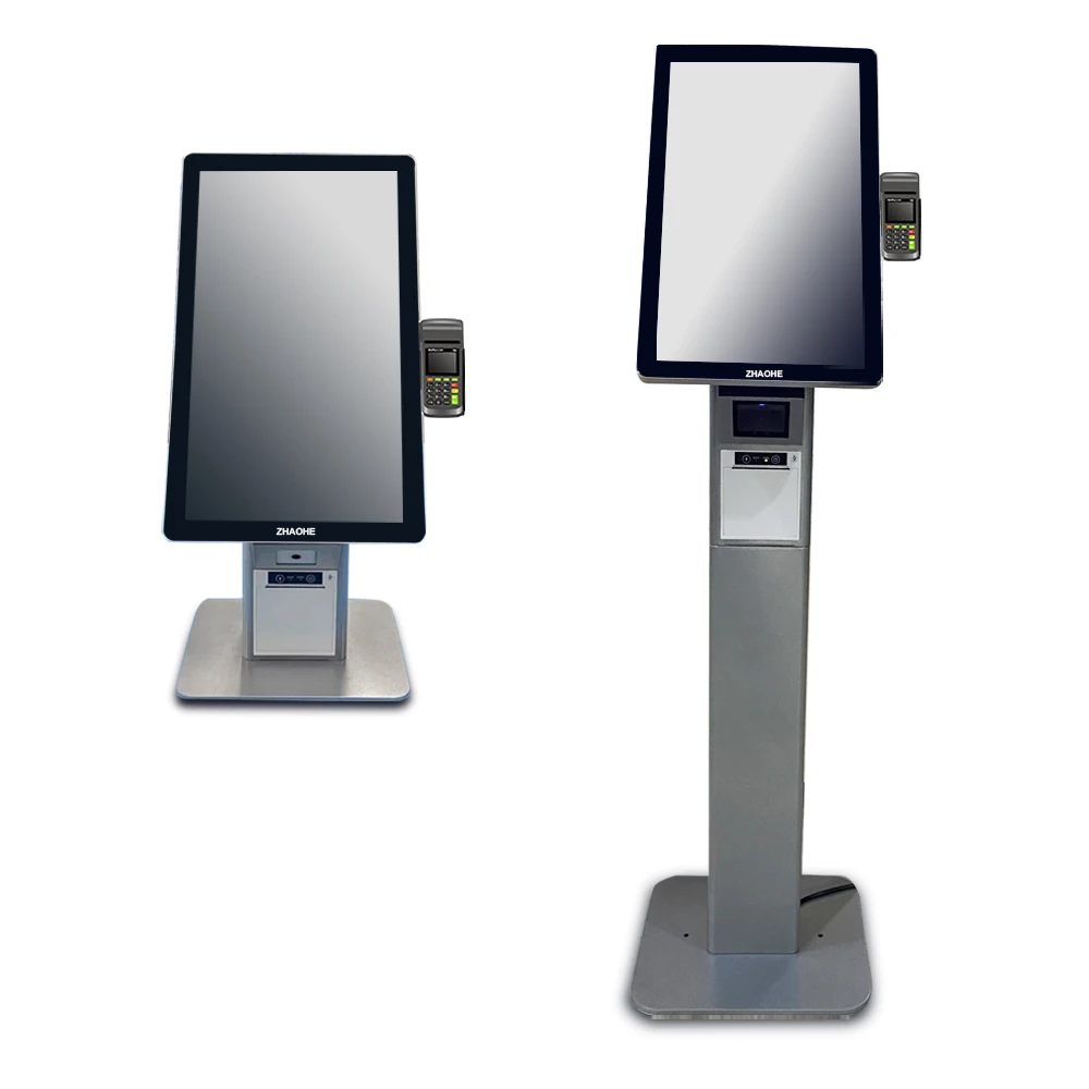21.5inch windows o android kiosk with customer display self checkout kiosk machine for pharmacy