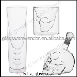 creative glass cups