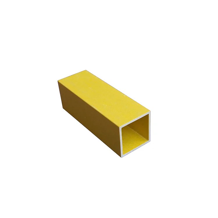 Fiberglass Square/Rectangular Box Section hollow tube/GFRP pipe