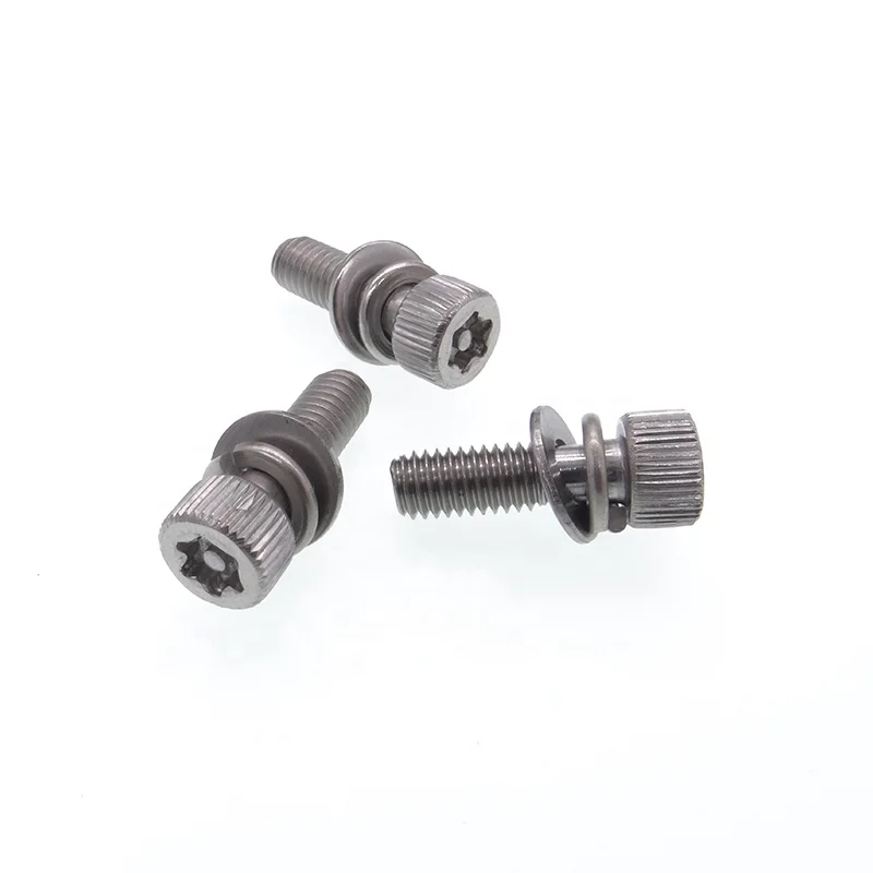 Screw manufacturer Standard combination bolts with washer in cylindrical head