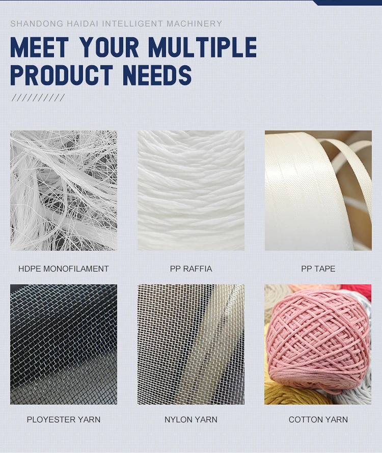 polypropylene Monofilament Round Yarn Extruding Machine nylon fishing line trimmer line extrusion machine