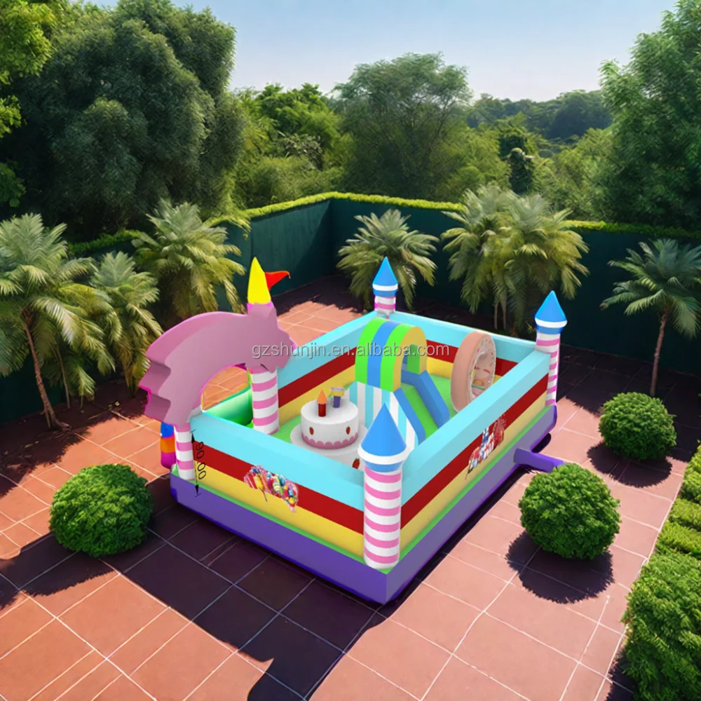 Large PVC Indoor Blow-Up Water Slide for Pool above Ground Inflatable Water Slide for Home School or Shopping Mall