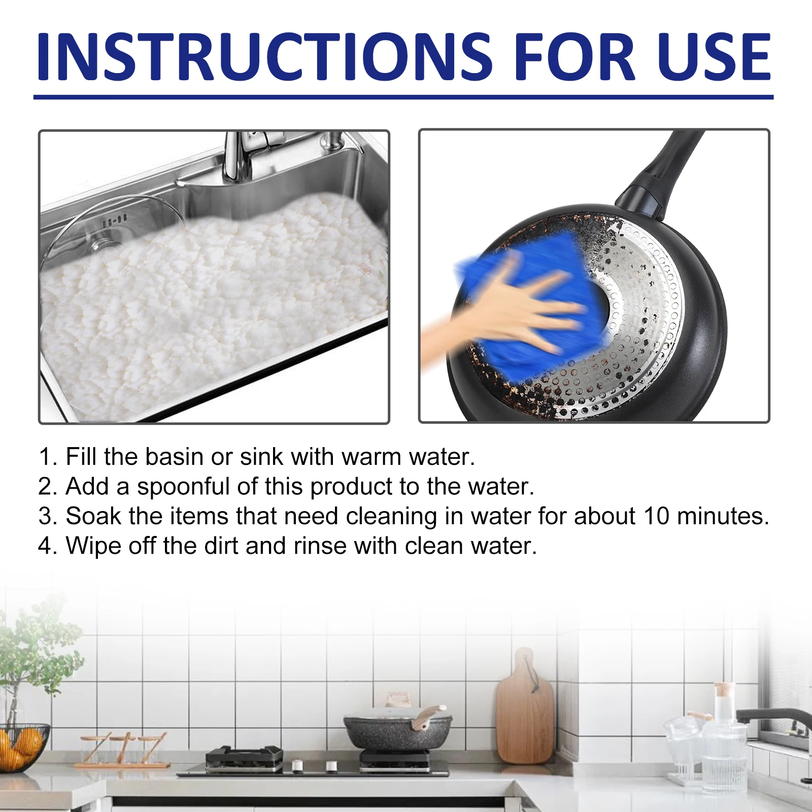 Jaysuing Liquid Degreaser Anti-fouling Heavy Duty Degreaser Kitchen Oil Cleaning Agent Powder