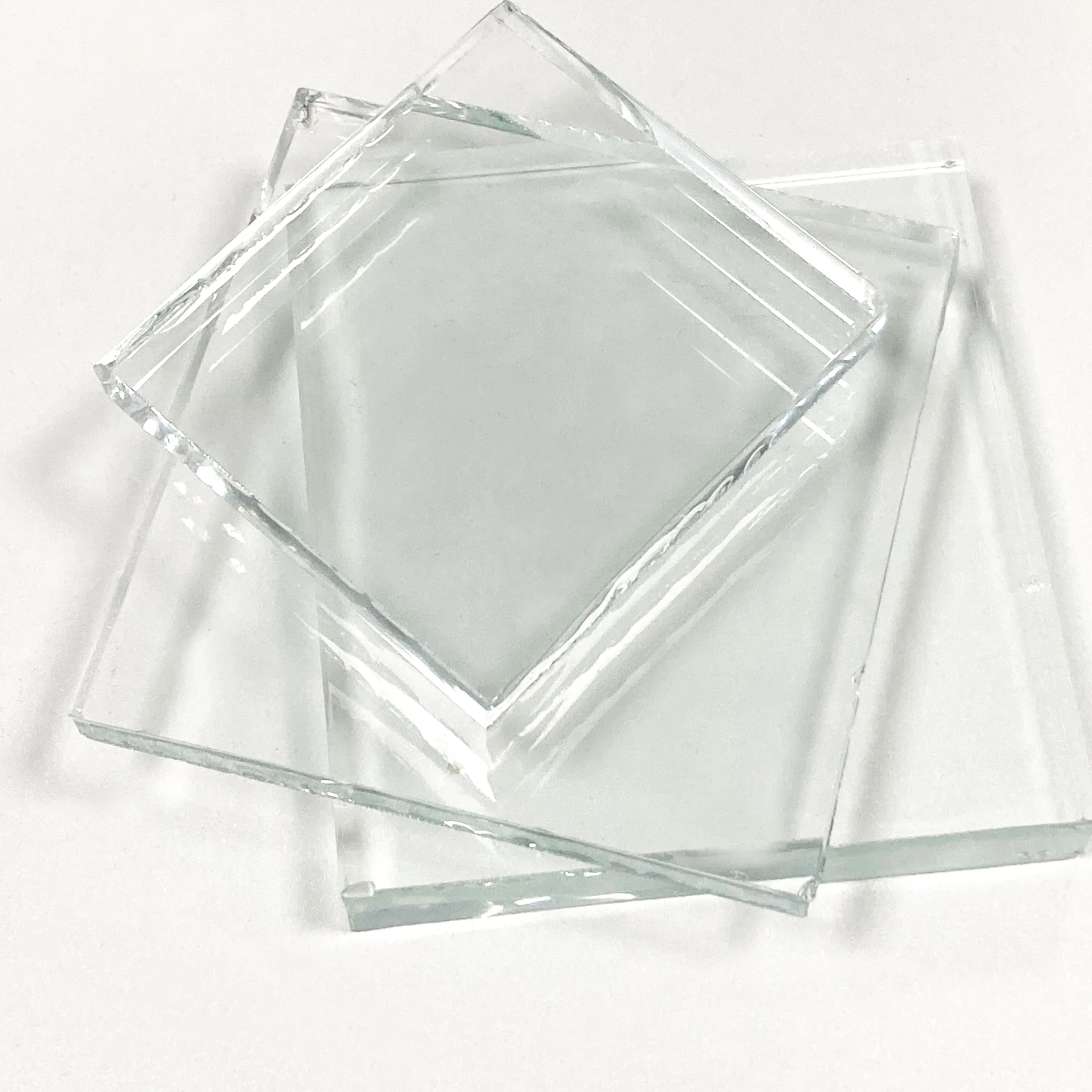 98% High Transmission low Iron Glass Custom Size Customized Extra White Glass For Surveillance Camera