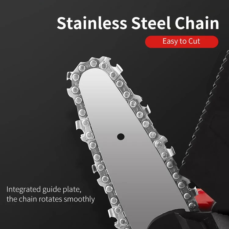 VCAN 4 Inches 21v lithium chainsaw Battery Portable Mini Cordless Electric Cordless Chainsaw