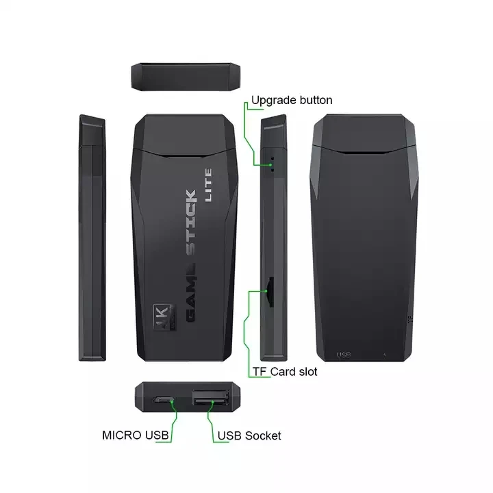 Factory Wholesale M8 TV Video Game Console 4k Hdmi Game Stick 10000 games For PS1/GBA