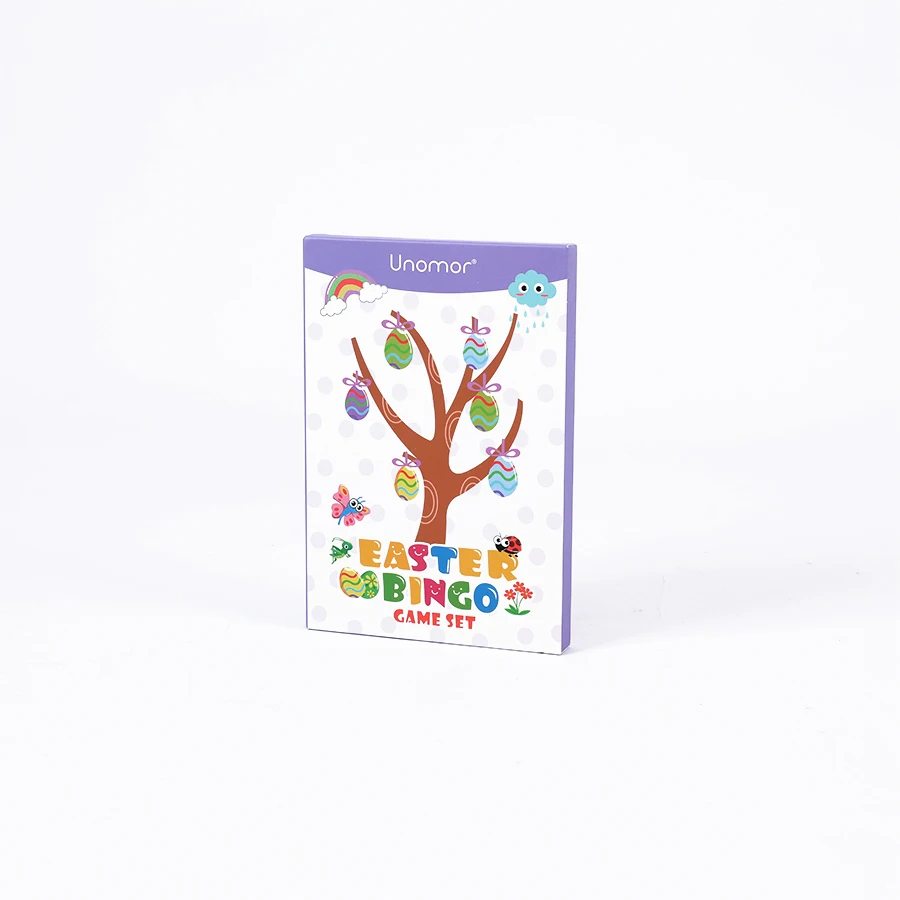 New Product Eco Friendly Rececle Paper Custom Printing Pattern Easter Bingo Card toy For Game