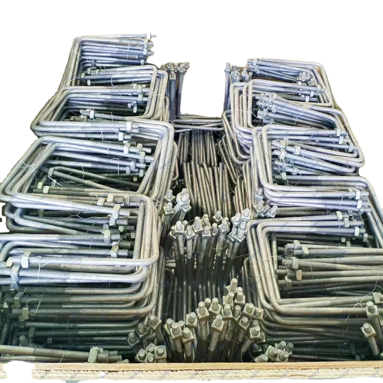 U shape bolts square HDG