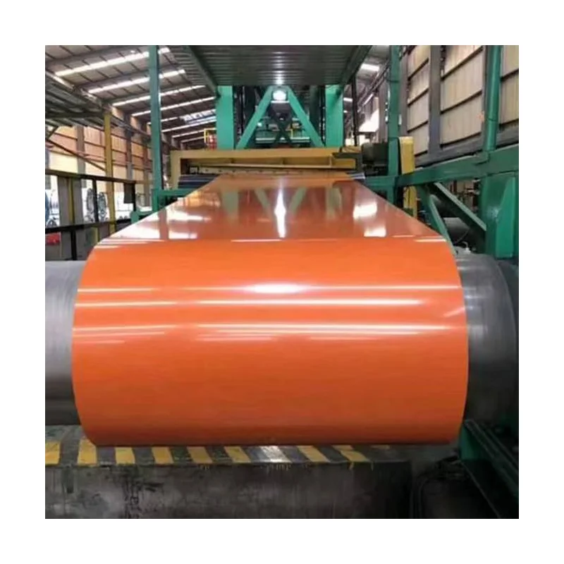Primer Prepainted Ppgi Color Coated Coil Orange Galvanized Zinc Coating Ppgi Ppgl Steel Coil