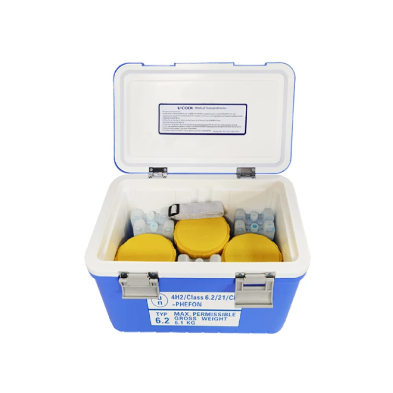 UN3373 Biological Substances Specimen Cold Chain Transport Cooler Box Container 20L cooler box