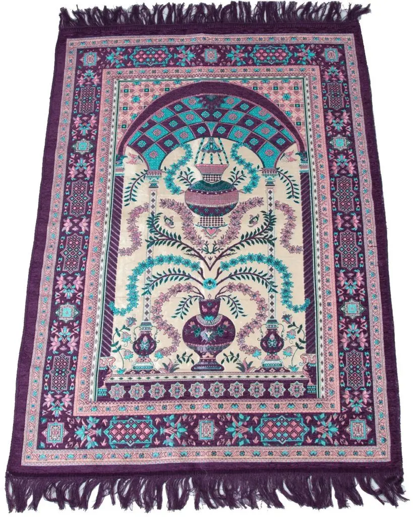 Factory Wholesale Thick Foam Prayer Mat Muslim Prayer Mat Rug Gold Diamond Velvet Pilgrimage Rug Prayer Mat Memory Foam Carpet