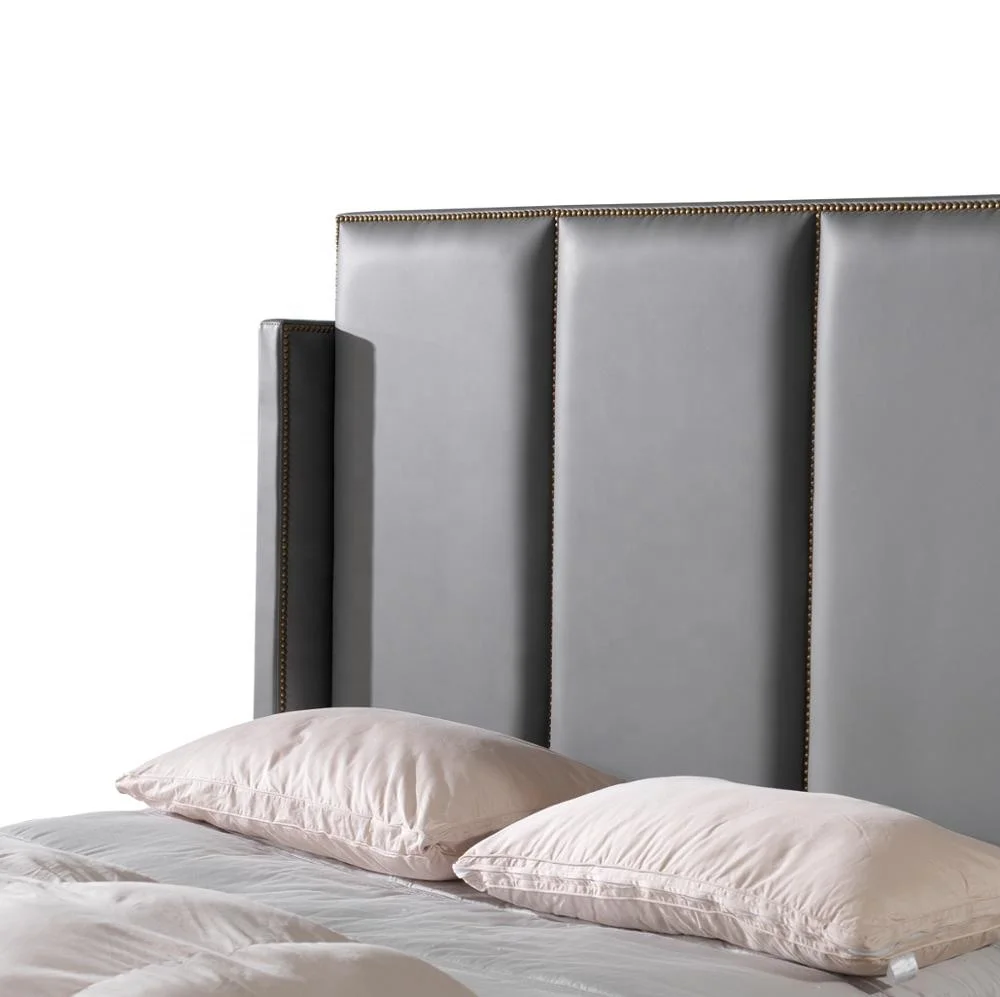 New latest design bed headboard Synthetic Leather adult single bedroom sets