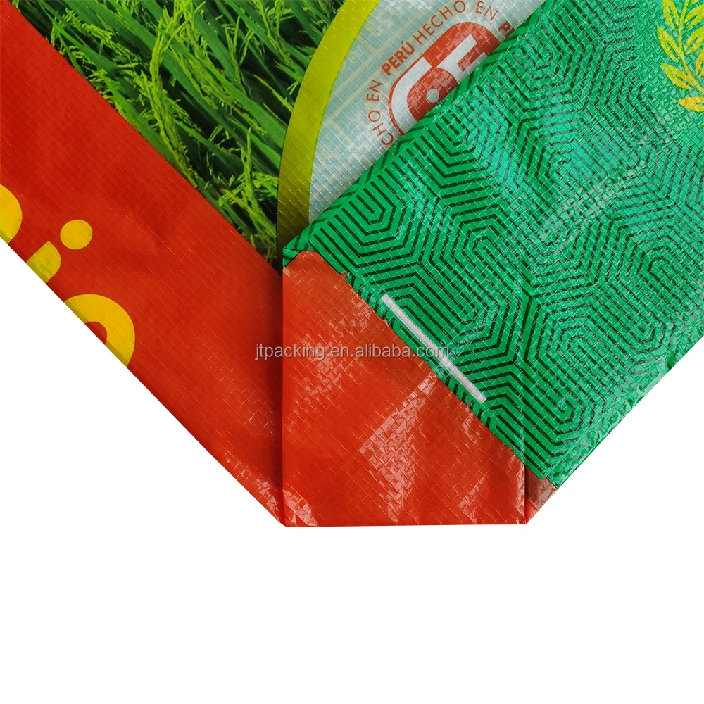Manufacturer BOPP Transparent Polypropylene Sacks Bags Flour Rice Packing Bag for Rice Grain 5kg 10kg 25kg 50kg