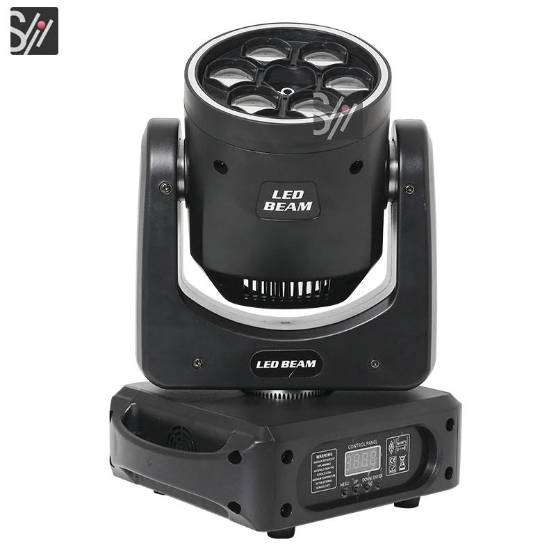 New mini laser stage lighting moving head stage disco led light 6pcs bee eyes rgbw dmx dj party club strip lights