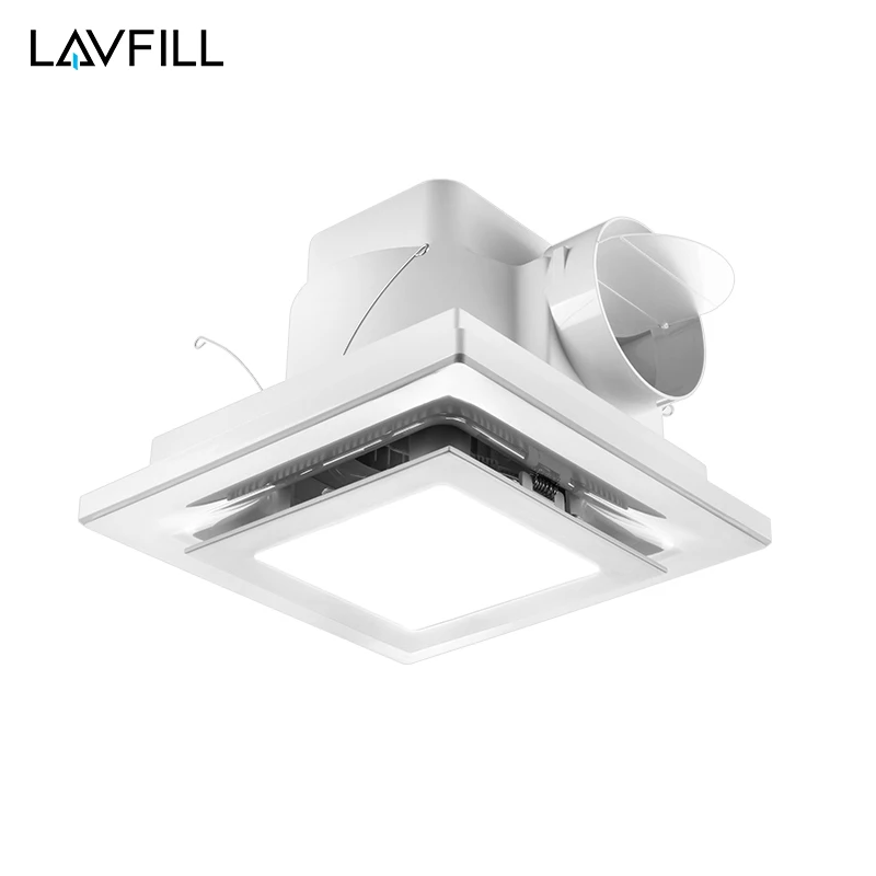Потолочный вытяжной вентилятор установка вытяжной кухонный вентиляционный вентилятор со светодиодной подсветкой