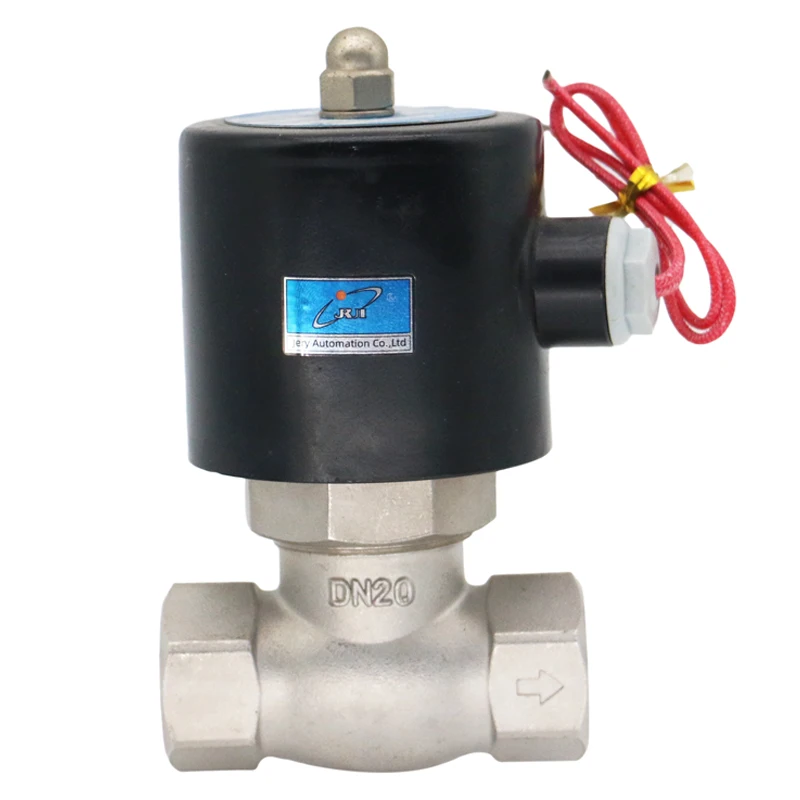 2L Series High Pressure AC220V 3/4inch 2/2-Way Stainless Steel Steam Air Oil Water Solenoid Valve