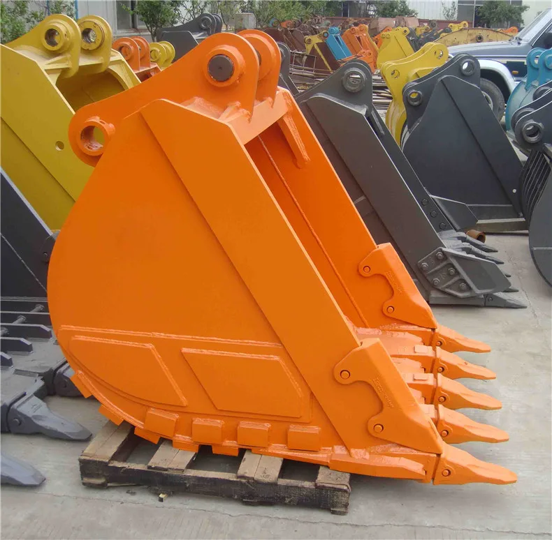 Excavator Attachments Rock Bucket Pins and Bushings ZX200 1.0 M3 for excavator used