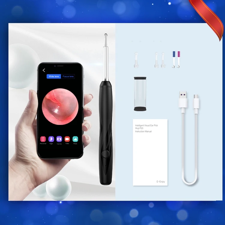High Quality Endoscope Camera Wifi Wireless Otoscope Ear Cleaner With Camera