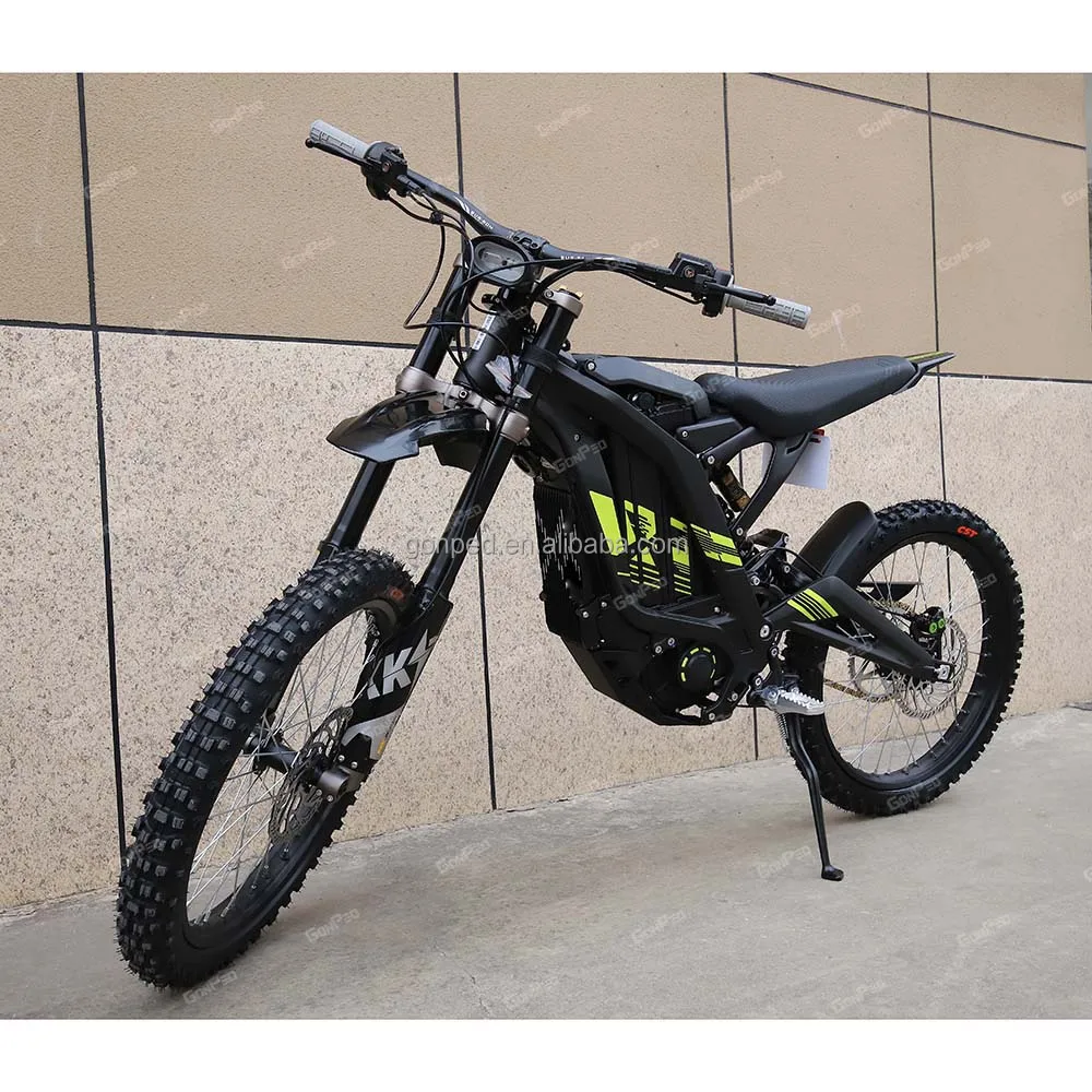 75KM/H 60V 6000W Surrun Light Be X Electric Dirt Bike 40Ah Sur Run LBX Electric Motorcycle Off Road