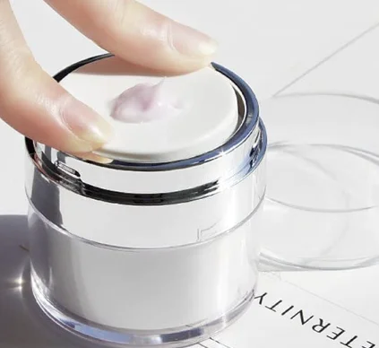 Plastic Empty Makeup Jar Box Airless Pump Jars Empty Refillable Bottles Travel Face Cream Lotion Cosmetic Container,15ml